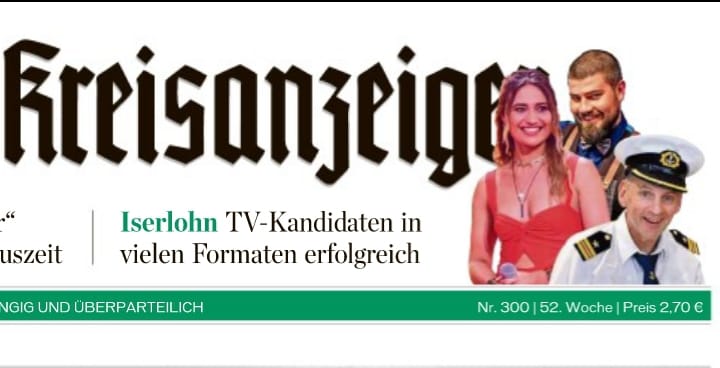 IKZ am 28.12.23 : ISERLOHNER TV Kandidaten der Kaleu im Jahr 2023